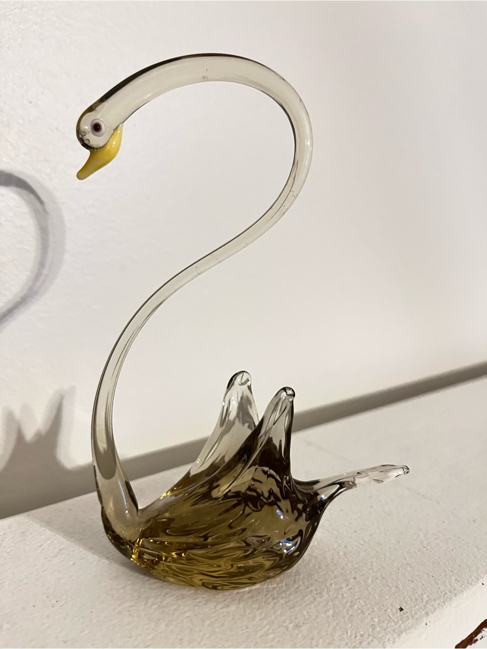 Vintage Murano Art Glass Swan
